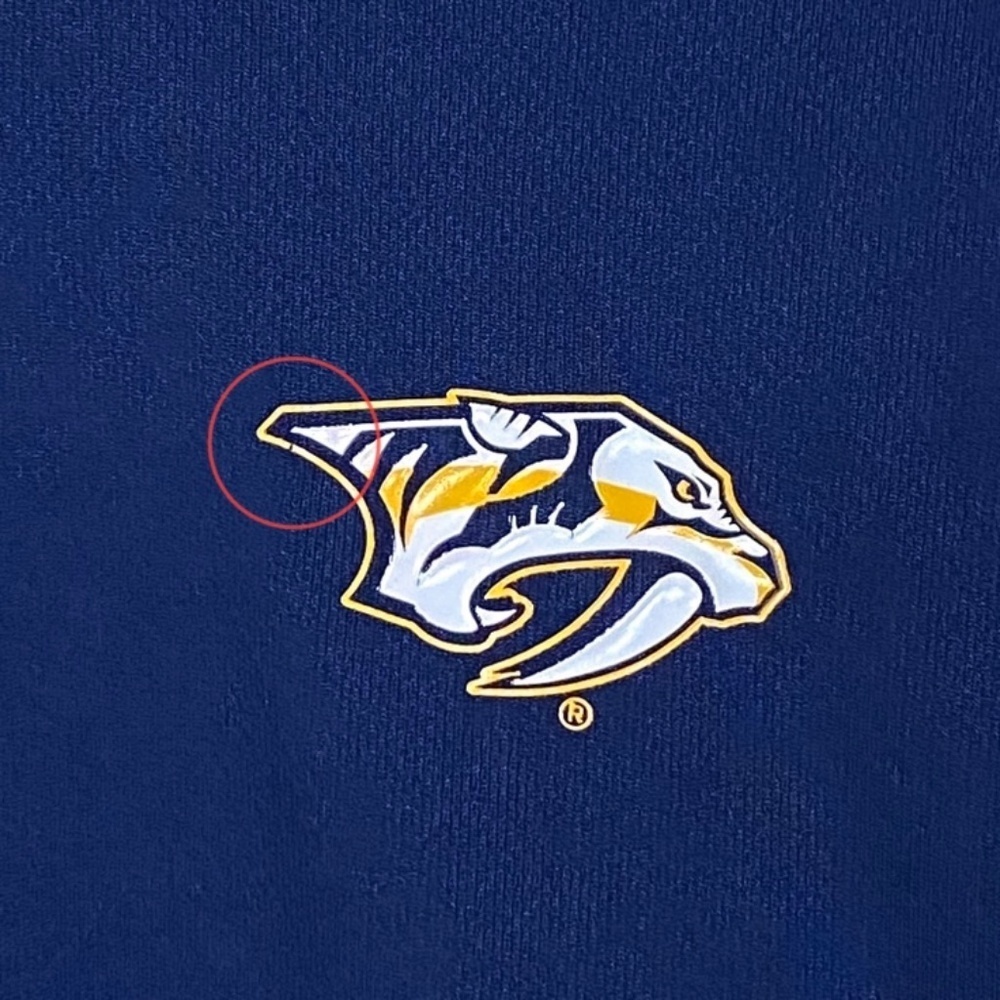 NHL Official Nashville Predators Men’s Pullover Jacket XL - Picture 9 of 9